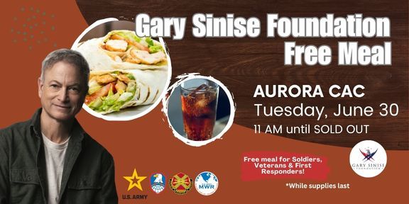 Gary Sinise Meal